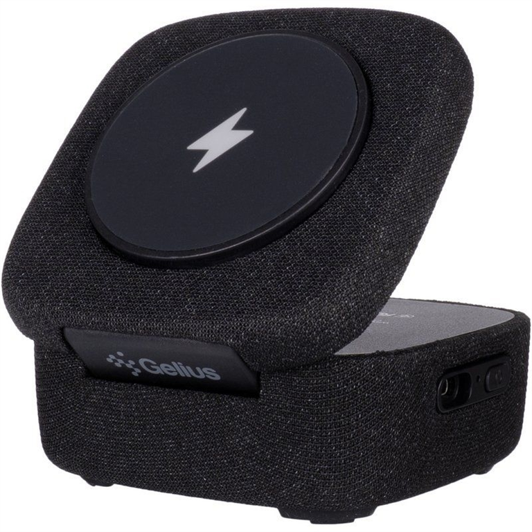 Bluetooth колонка Gelius AirBeat GP-BS550 з бездротовою зарядкою Чорна (Black) 180607 фото