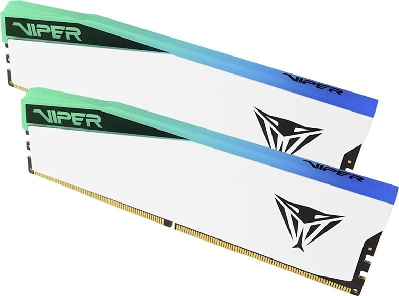 Модуль пам'яті DDR5 2x24GB/7000 Patriot Viper Elite 5 RGB (PVER548G70C32KW) Білий (White) 208418 фото