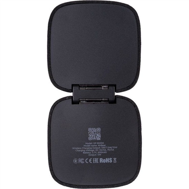 Bluetooth колонка Gelius AirBeat GP-BS550 з бездротовою зарядкою Чорна (Black) 180607 фото