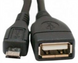 OTG кабель Atcom USB - micro USB V 2.0 (F/M) 0.1m Чорний (Black) 170442 фото 2