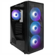 Корпус 1stPlayer FD3-BK-4F7 Чорний (Black) 208131 фото 1