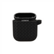 Чохол для навушників AirPods 1/2 Fabric Pattern Чорний (Black) 124169 фото 2
