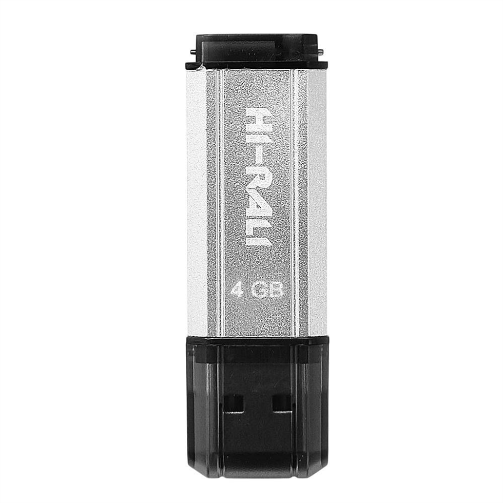 USB Флеш 4Gb Hi-Rali Stark Срібна (Silver) 145619 фото
