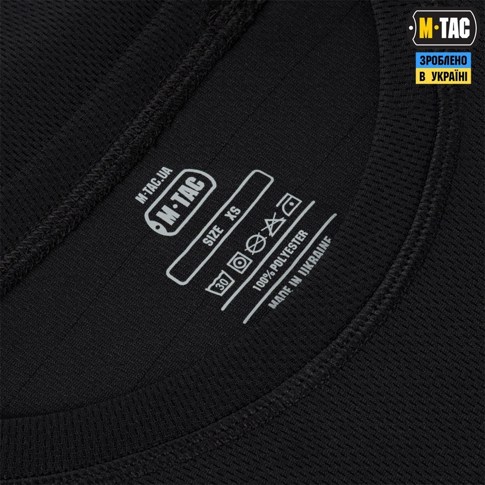 Футболка реглан M-Tac потовідвідна Summer XL Чорна (Black) 221157 фото