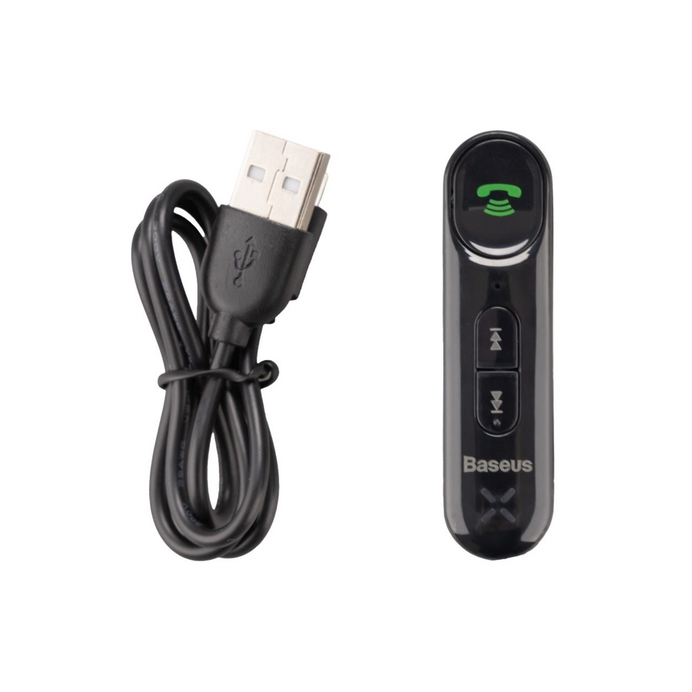 FM-трансмітер Baseus Qiyin Car Bluetooth Receiver Чорний (Black) 80086 фото