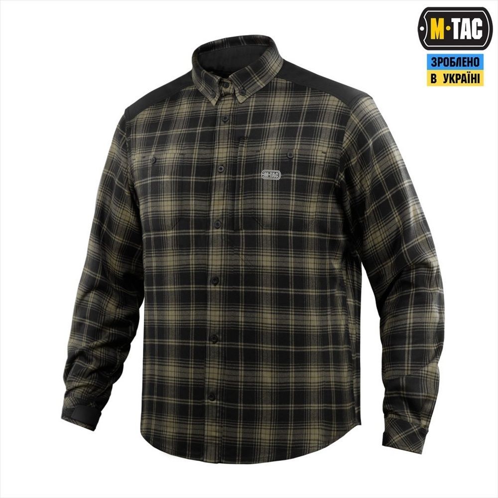 Сорочка M-Tac Redneck Shirt Чорна Зелена (Black Tan) (3XL/R) 233325 фото