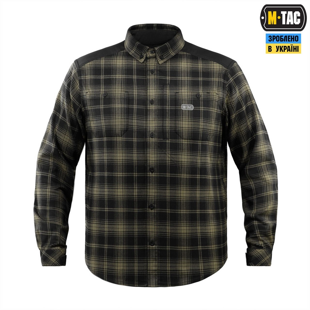 Сорочка M-Tac Redneck Shirt Чорна Зелена (Black Tan) (3XL/R) 233325 фото