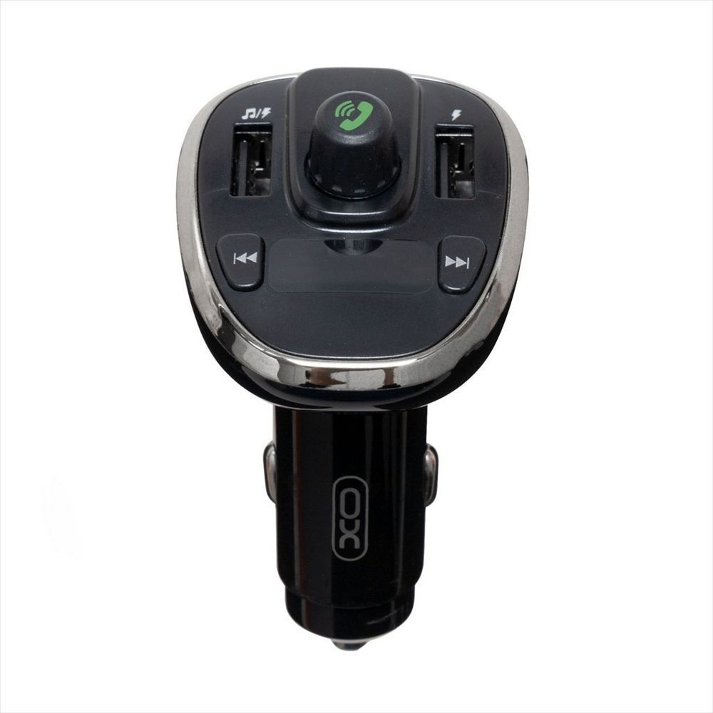Fm-модулятор XO BCC-05 3.1A/2USB Bluetooth Чорний (Black) 110677 фото