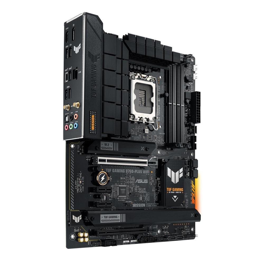 Материнська плата Asus TUF Gaming B760-Plus WiFi Чорна (Black) 209853 фото