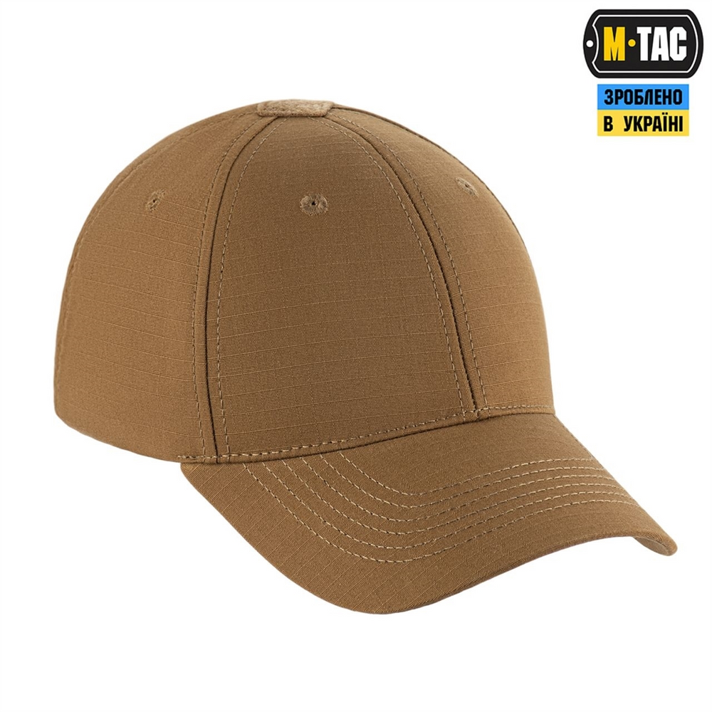 Бейсболка M-Tac Elite Flex ріп-стоп S/M (40520017-S/M) Коричнева (Coyote) 217387 фото