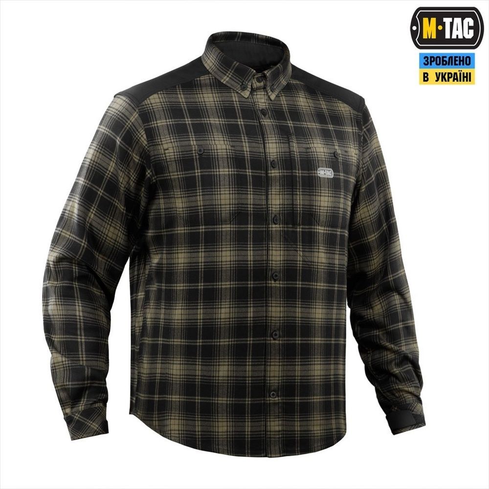 Сорочка M-Tac Redneck Shirt Чорна Зелена (Black Tan) (3XL/R) 233325 фото
