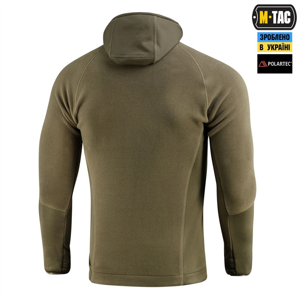 Кофта M-Tac Hoodie Polartec Sport Зелена (Dark Olive) (L) 228697 фото