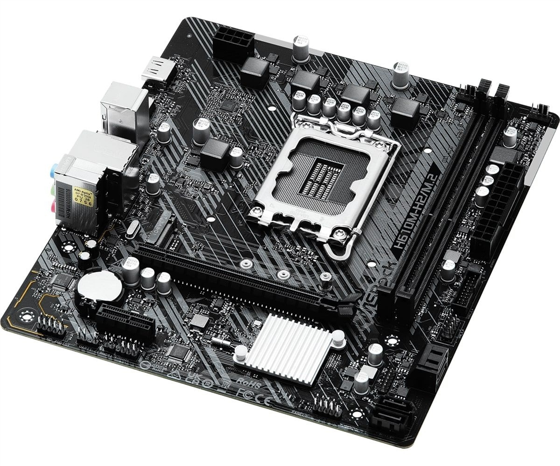 Материнська плата ASRock H610M-H2/M.2 Чорна (Black) 207250 фото
