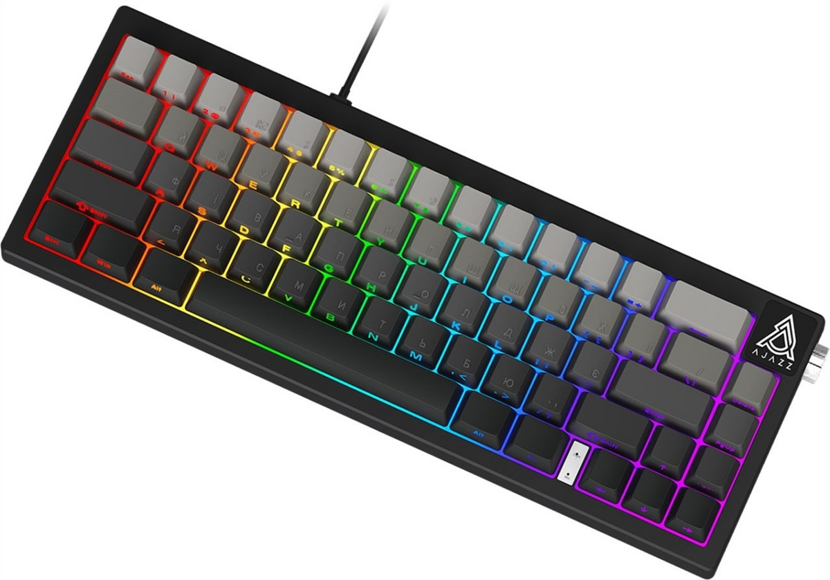 Клавіатура Ajazz AK650 Day Dream Switch Gradient USB-C (AK650-DD-BG) Чорна (Black) 214990 фото