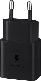 Зарядний пристрій Samsung EP-T1510N, 1хUSB Type-C, 15W Чорний (Black) 165937 фото