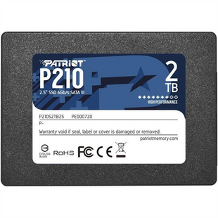 Накопичувач SSD 2TB Patriot P210 2.5" SATAIII TLC (P210S2TB25) 209594 фото