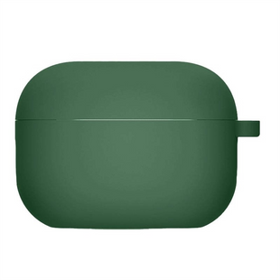 Чохол для навушників AirPods Pro Protection Case з мікрофіброю Зелений (Dark Green) 193798 фото