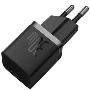 Зарядний пристрій Baseus GaN5 Fast Charger (mini) PD30W (1USB-C) (CCGN070) Чорний (Black) 166218 фото