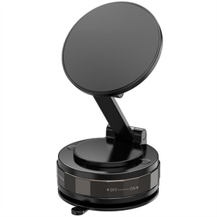 Автотримач WIWU Wi-CH057 Holdex Magnetic Car Holder with Vacuum Mount Чорний (Black) 259169 фото