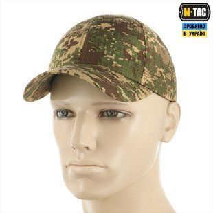 Бейсболка M-Tac ріп-стоп NGU Camo S/M (40590022-S/M) Зелена (Green) 217462 фото