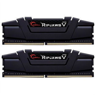 Модуль пам'яті DDR4 2x16GB/3600 G.Skill Ripjaws V (F4-3600C18D-32GVK) Чорний (Black) 208988 фото