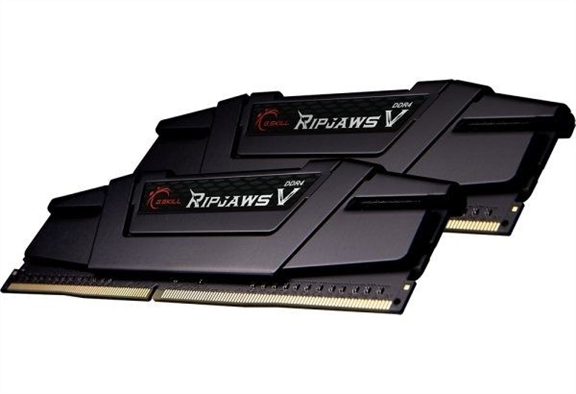 Модуль пам'яті DDR4 2x16GB/3600 G.Skill Ripjaws V (F4-3600C18D-32GVK) Чорний (Black) 208988 фото