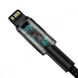 USB кабель Baseus Tungsten Gold Lightning 2.4A 1м Чорний (Black) 94616 фото 2
