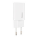 Зарядний пристрій Baseus Super Silicone PD Charger 20W (1USB-C) Білий (White) 118531 фото 3