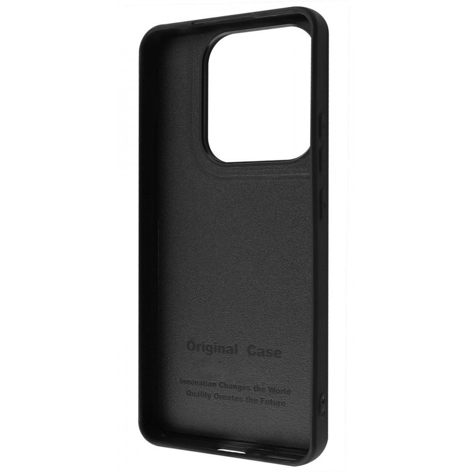 Чохол накладка для Xiaomi Redmi Note 14 5G/Poco M7 Pro) WAVE Doodle Case Чорна (Butterflies) 179074 фото