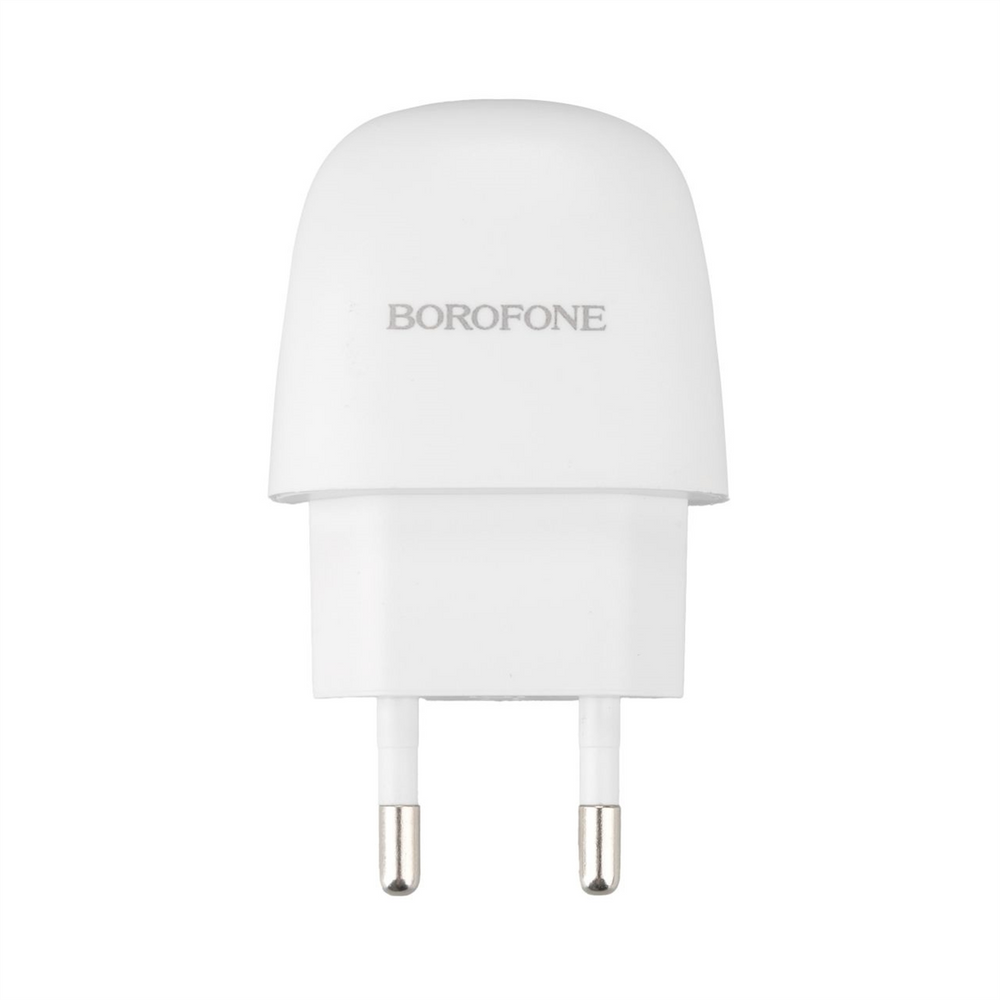 Зарядний пристрій Borofone BA49A 2.1A +кабель Type-C Білий (White) 109045 фото