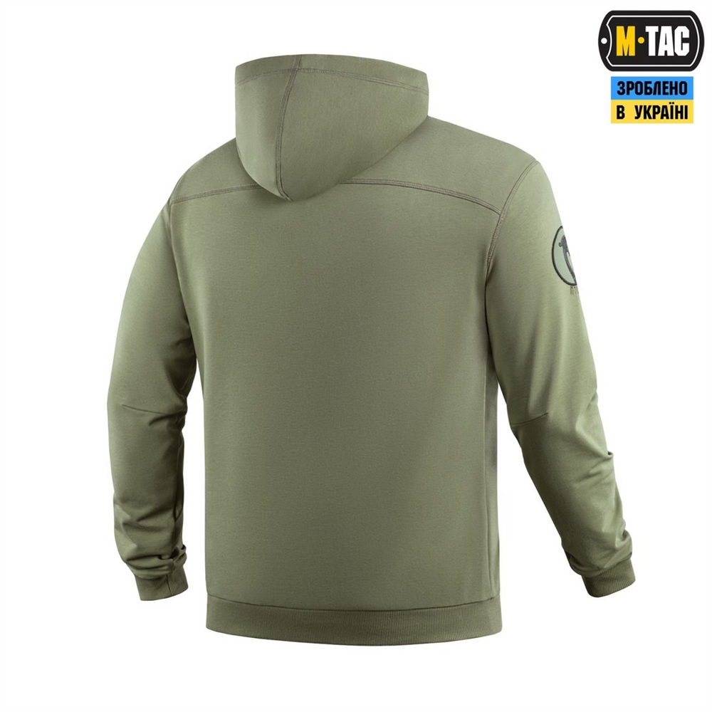 Кофта M-Tac Hoodie Дракар Зелена (Light Olive) (XS) 228729 фото