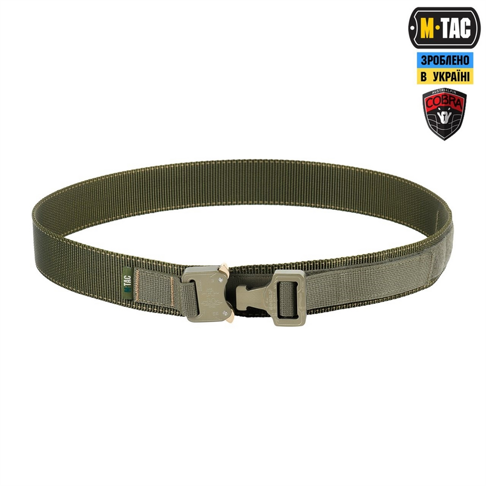 Ремінь M-Tac Cobra Buckle Belt Зелений (Ranger Green) (XS/S) 224070 фото