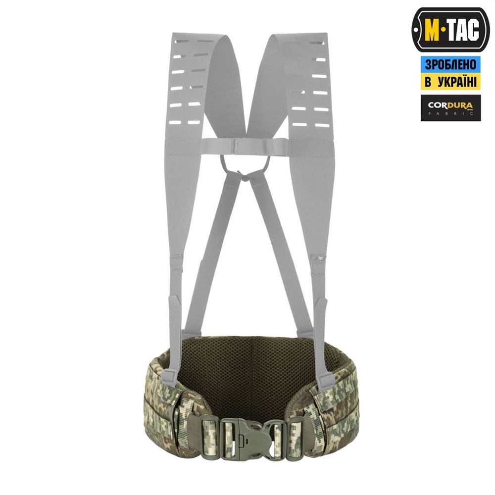 Пояс тактичний M-Tac War Belt ARMOR MM14 Зелений (Multicam) (XL/2XL) 223592 фото