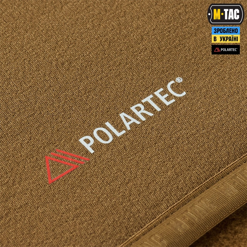 Кофта M-Tac Shadow Fleece Polartec Коричнева (Coyote) (M) 228910 фото