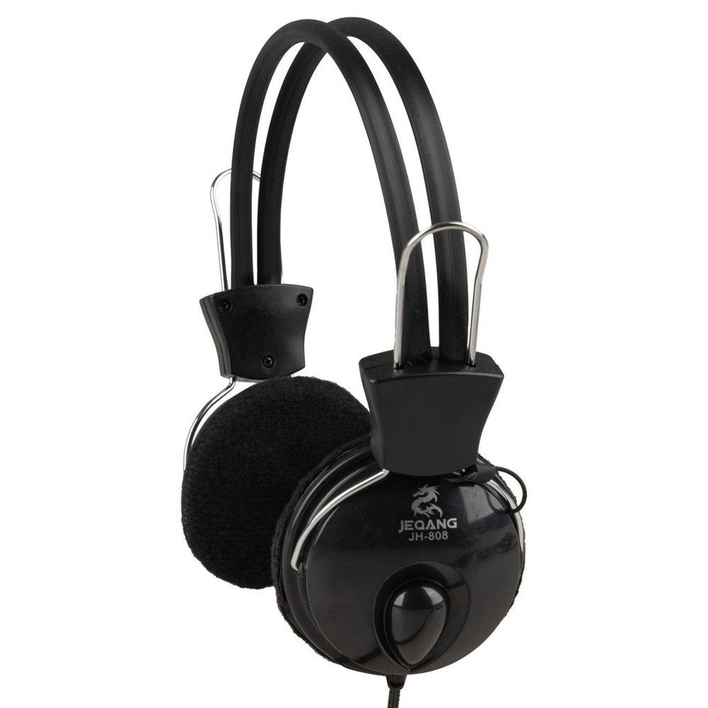 Навушники накладні Jeqang JH-808 Gaming Чорні (Black) 113780 фото