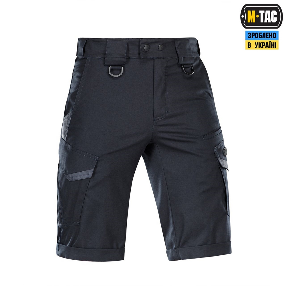 Шорти M-Tac Aggressor Gen.II Flex Сині (Dark Navy Blue) (M) 225477 фото