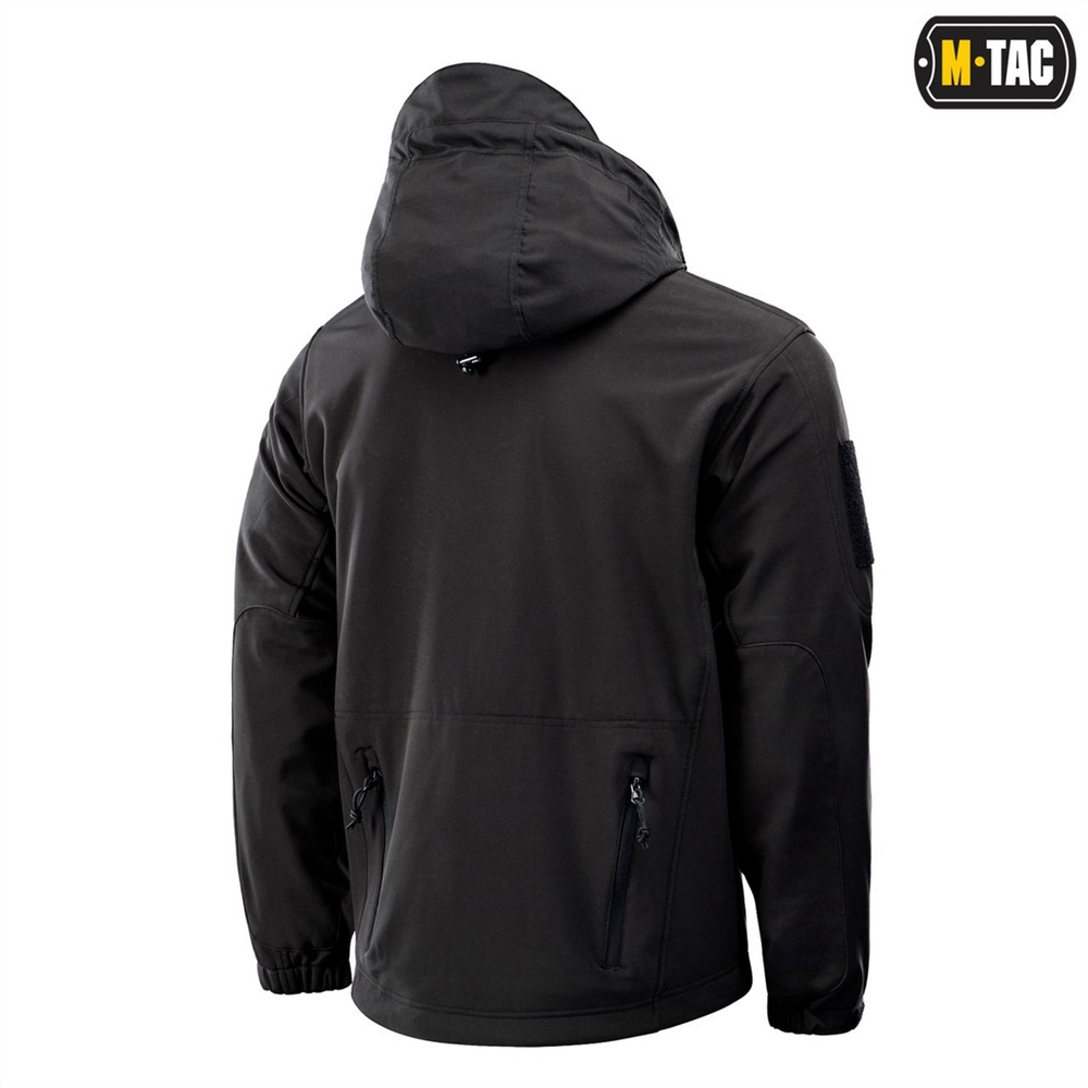 Куртка M-Tac Soft Shell з підстібкою Чорна (Black) (XS) 230004 фото