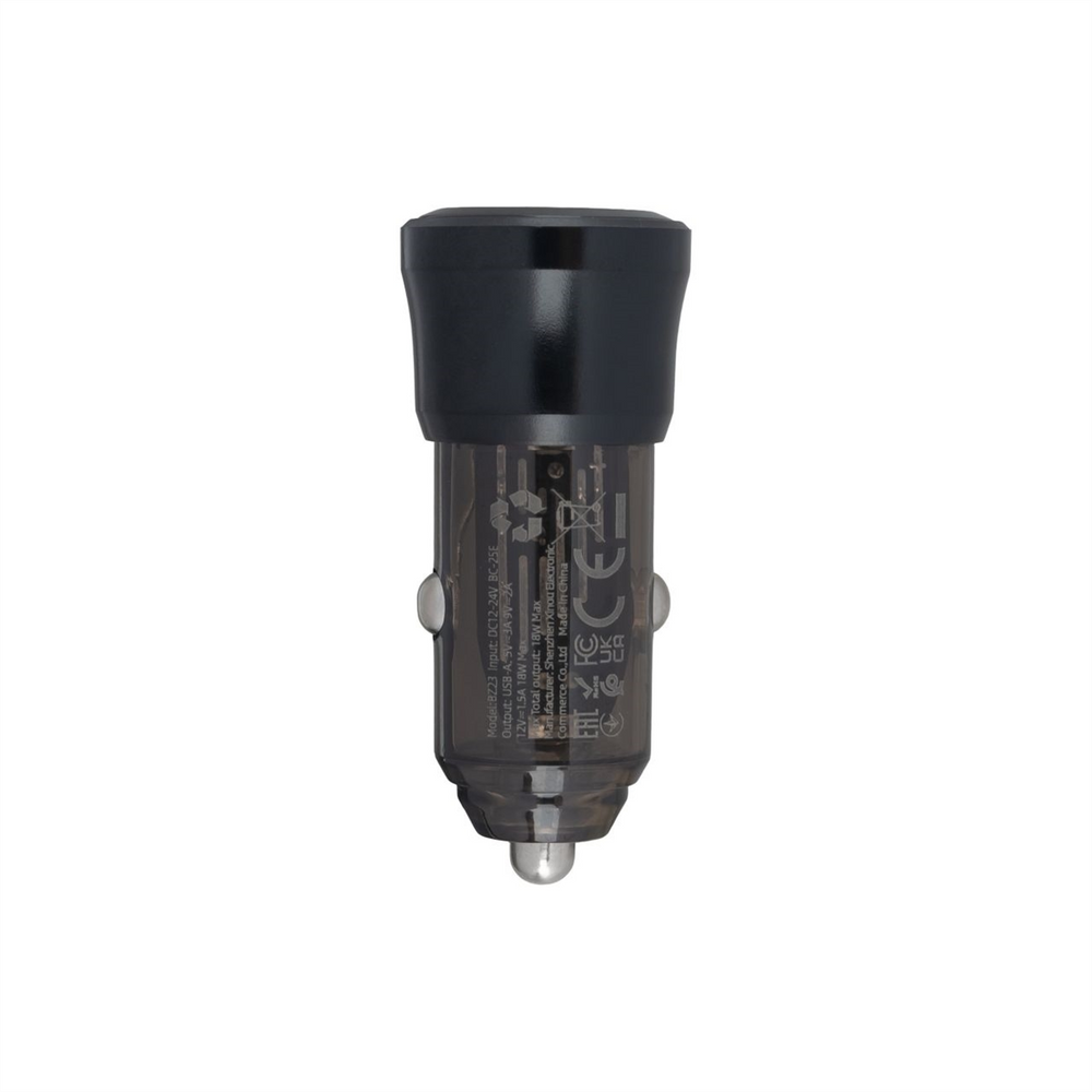 Автомобільний зарядний пристрій Borofone BZ23 1USB QC 18W Чорний (Black) 169282 фото