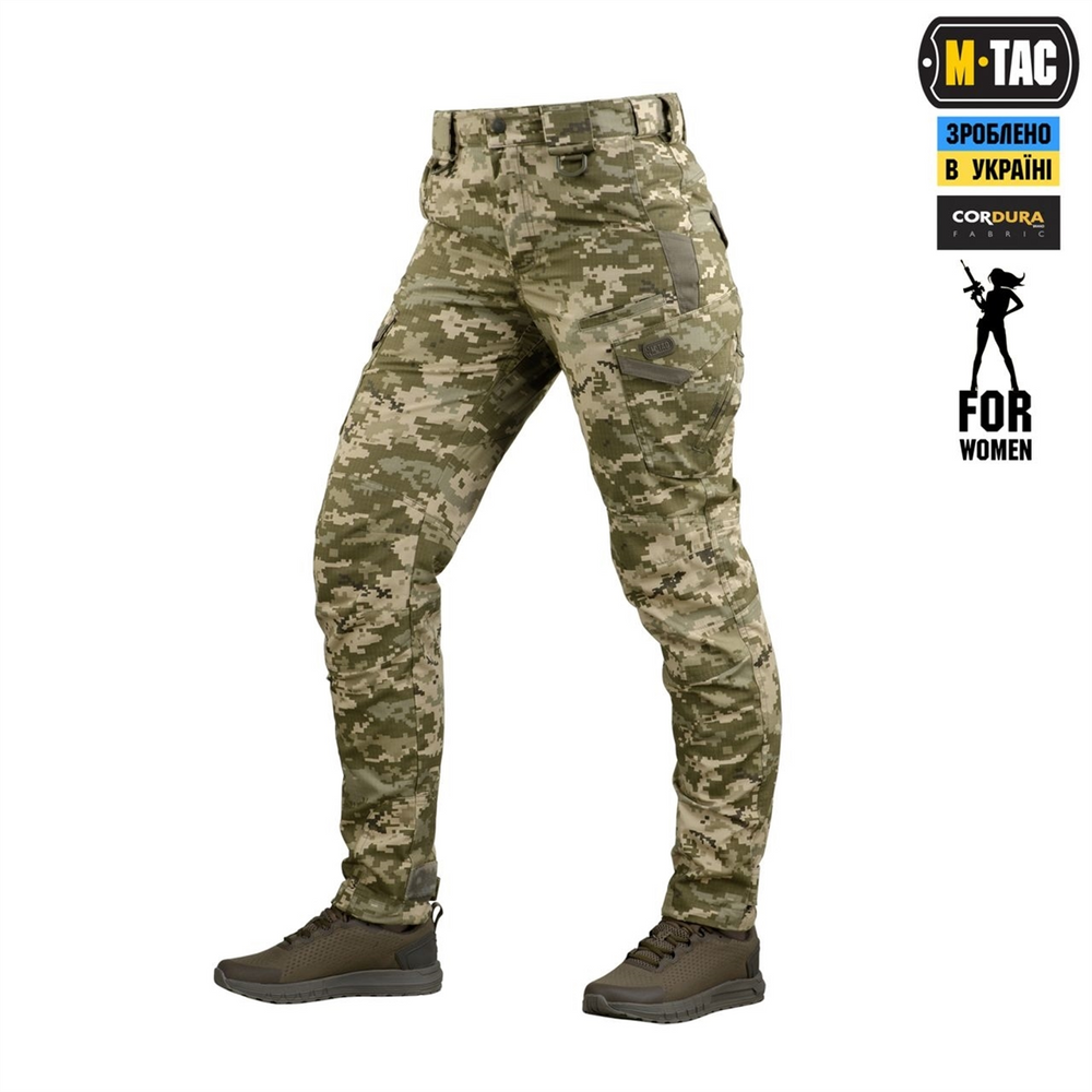 Штани M-Tac Aggressor Lady ріп-стоп MM14 Зелені (Multicam) (26/30) 237538 фото
