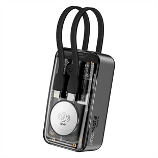 PowerBank 10000 mAh Promate Mavrix 35W Чорна (Black) 156373 фото