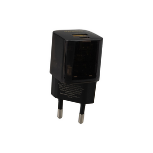 Зарядний пристрій Gelius Genesis GP-HC055 (1USB + 1USB-C) 30W GaN Чорний (Black) 121058 фото