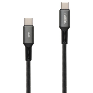 USB кабель Yoki Power YK-PO70 Type C to Type 100W 2м Чорний (Black) 146642 фото