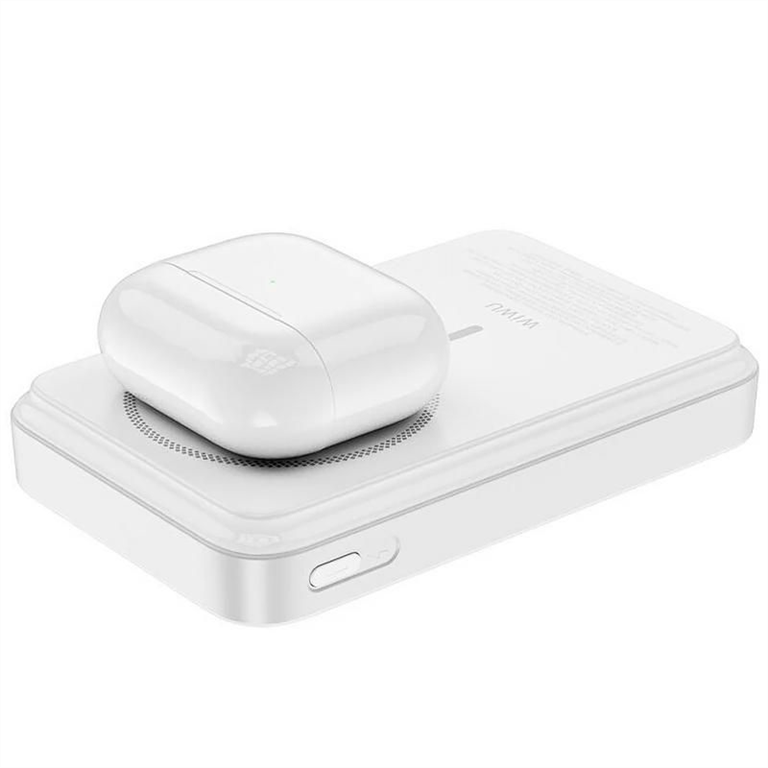PowerBank 10000 mAh WIWU Wi-P061 22.5W+PD20W з БЗП+iWatch with cable Білий (White) 210508 фото