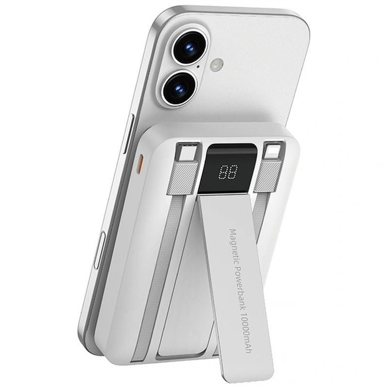 PowerBank 10000 mAh WIWU Wi-P061 22.5W+PD20W з БЗП+iWatch with cable Білий (White) 210508 фото