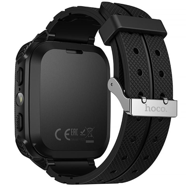 Дитячий GPS годинник Hoco Y105 Children Watch (із функцією дзвінка) Чорний (Black) 209992 фото