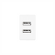 Зарядний пристрій Usams СС090 (2 USB) 2.1A + кабель Micro-USB Білий (White) 138538 фото 4
