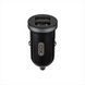 Автомобільний зарядний пристрій XO CC18 2.1A/2 USB Чорний (Black) 101585 фото 2