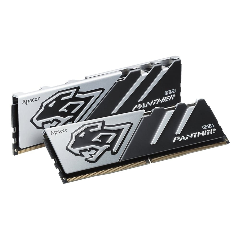 Модуль пам'яті DDR5 2x16GB/5600 Apacer Panther (AH5U32G56C5227BAA-2) Чорний (Black) 209021 фото