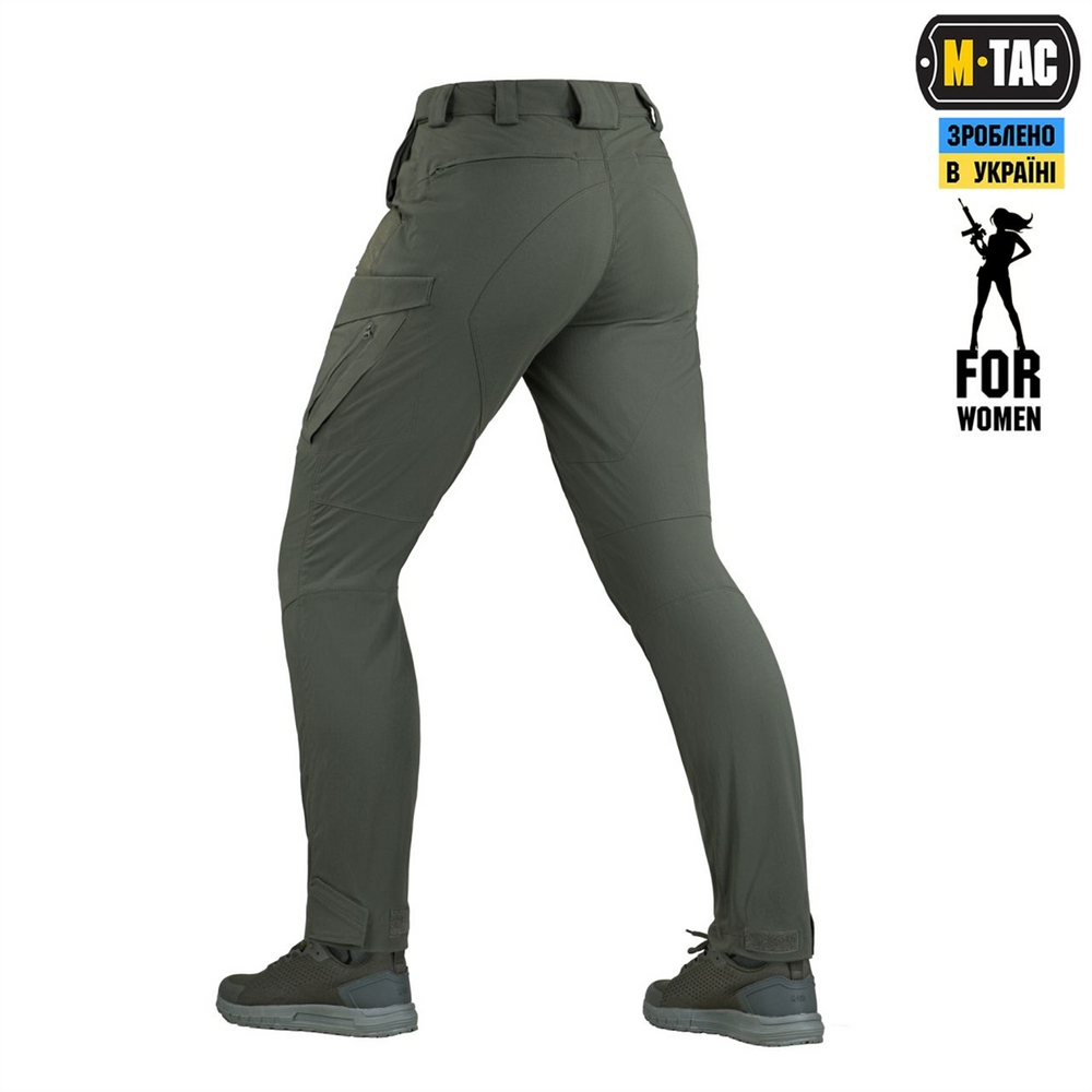 Штани M-Tac Aggressor Summer Flex Lady Зелені (Army Olive) (30/30) 237787 фото