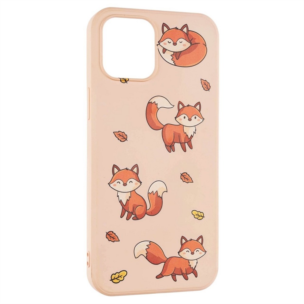 Чохол накладка для iPhone 12 Pro Max WAVE Fancy Лисеня Рожева (Pinc Sand) 87573 фото
